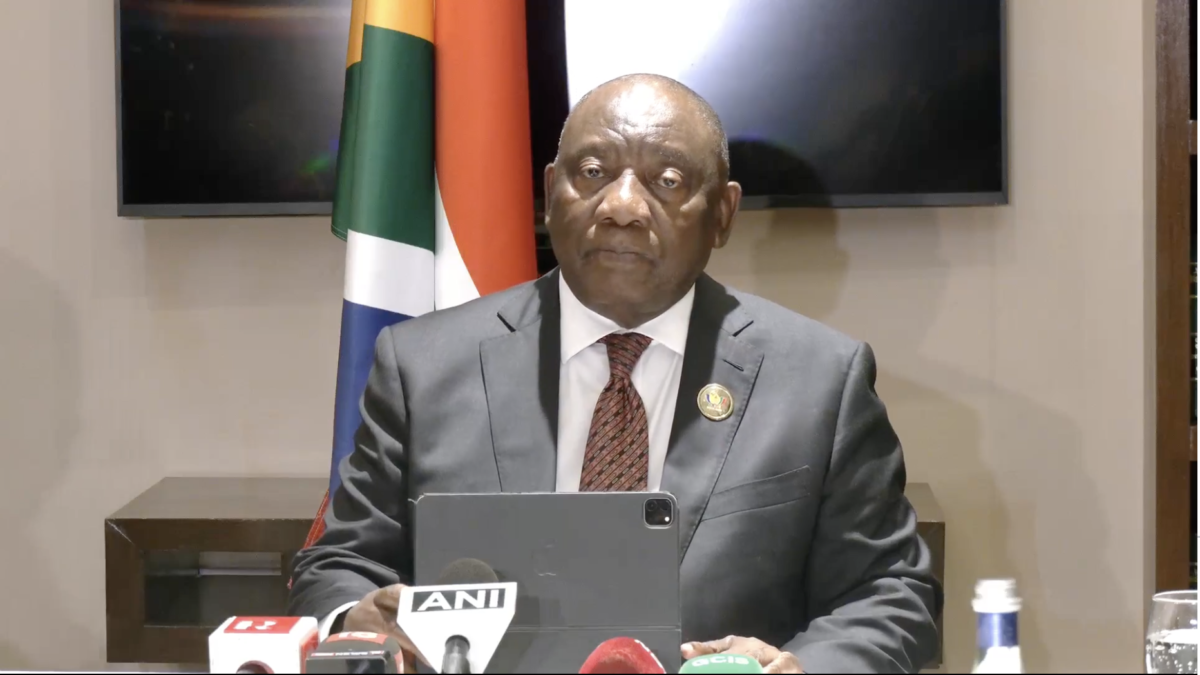 South African President Cyril Ramaphosa
